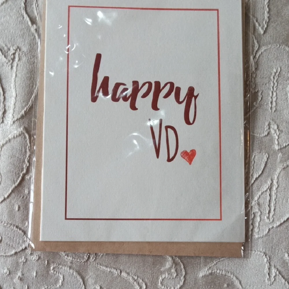 Inappropriate Valentine's Day Card with Red Heart